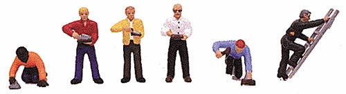 Model Power N Scale 1368 Masons & Bricklayers (6)