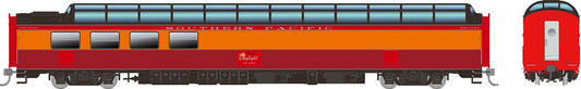 Rapido 175002 - Dome-Lounge w/Fluted Sides Southern Pacific (SP) Daylight 3605 - HO Scale