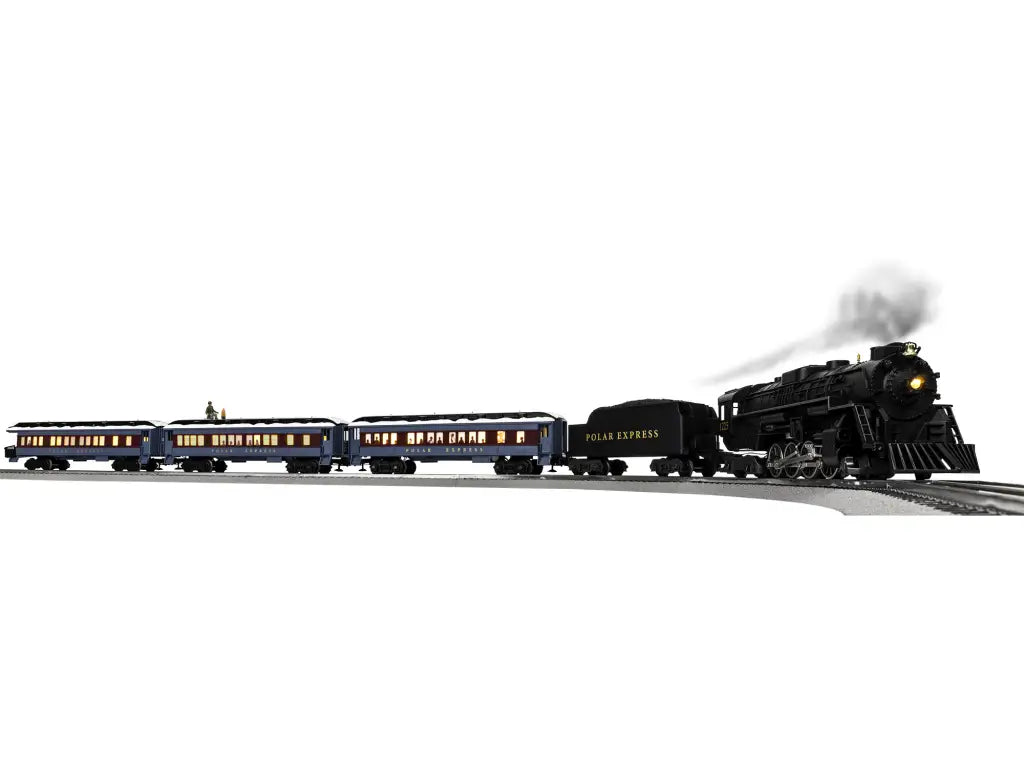 Lionel 2123130 O THE POLAR EXPRESS LIONCHIEF SET w/ BLUETOOTH 5.0 AND DISAPPEARING HOBO CAR