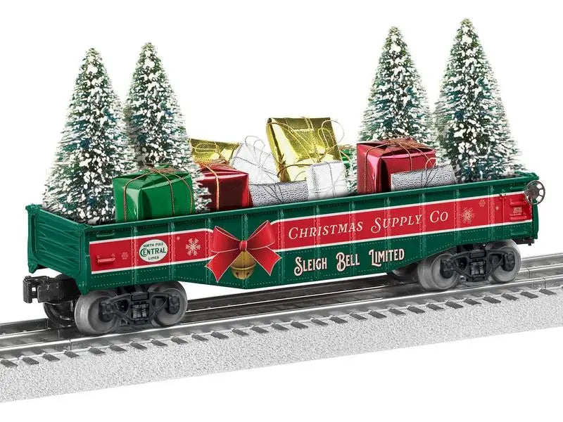 Lionel 2528750 O CHRISTMAS GONDOLA WITH TREES & PRESENTS