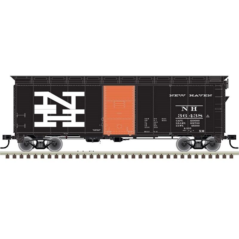 Atlas Trainman HO 20006247 1937 AAR 40' Box Car New Haven NH #36438 - Kit