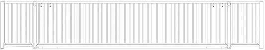Atlas ATL20000183 53 ft. HO Jindo 3-Container Set 6-53-6 Roof Undecorated