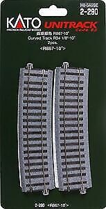 Kato 2-290 HO Unitrack 34 1/8 radius curve 2 pieces