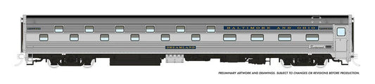 Rapido 141011 HO Budd Slumbercoach, Baltimore & Ohio #7702 Restland
