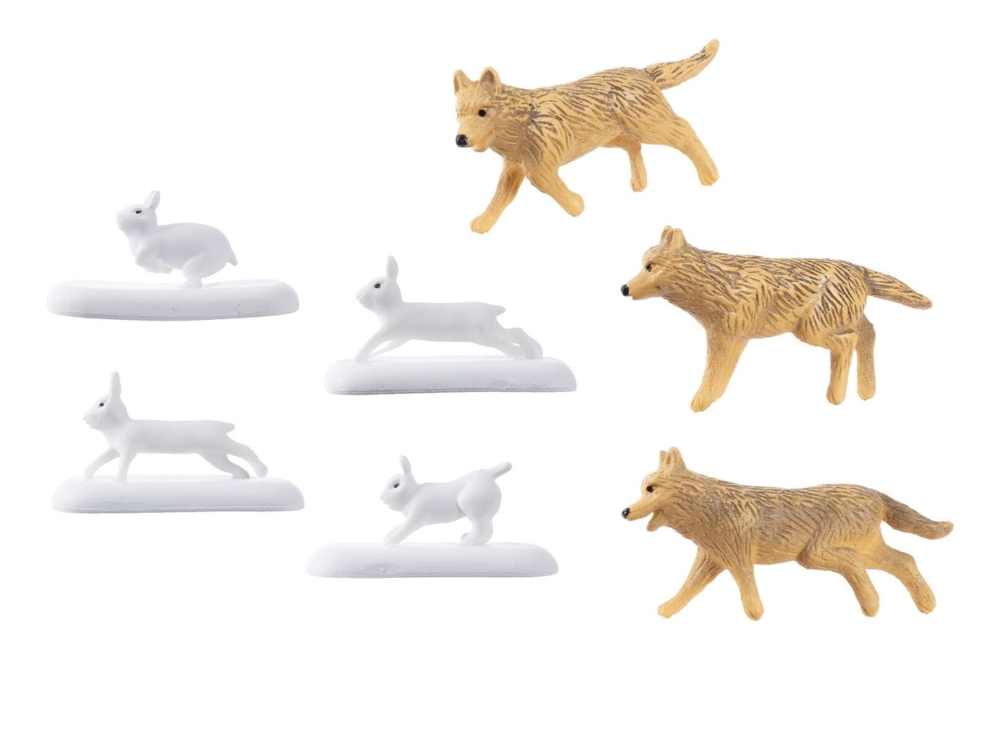 LIONEL 624252 6-24252 O POLAR EXPRESS WOLVES AND RABBIT ANIMAL PACK