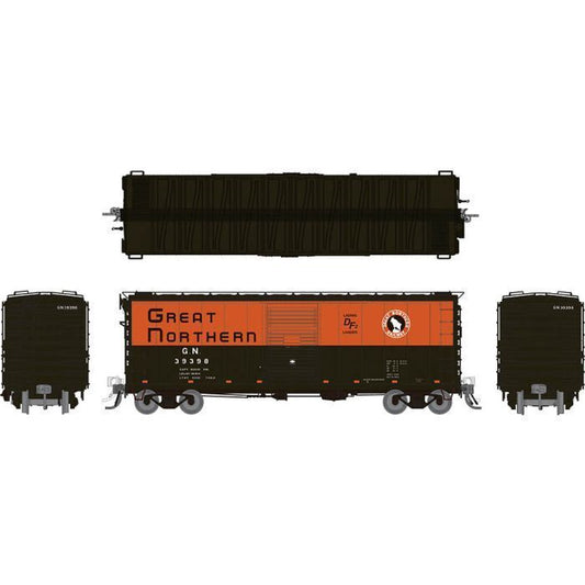 Rapido 155004A HO Great Northern 12-Panel 40ft Boxcar #39395