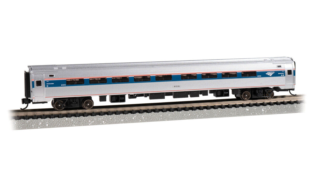 Bachmann N Scale Budd Amfleet I Phase VI #81516 Business Car W/Lights 14169