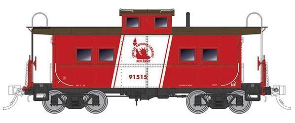 Rapido HO 144004 Caboose, Central Railroad of New Jersey #91515
