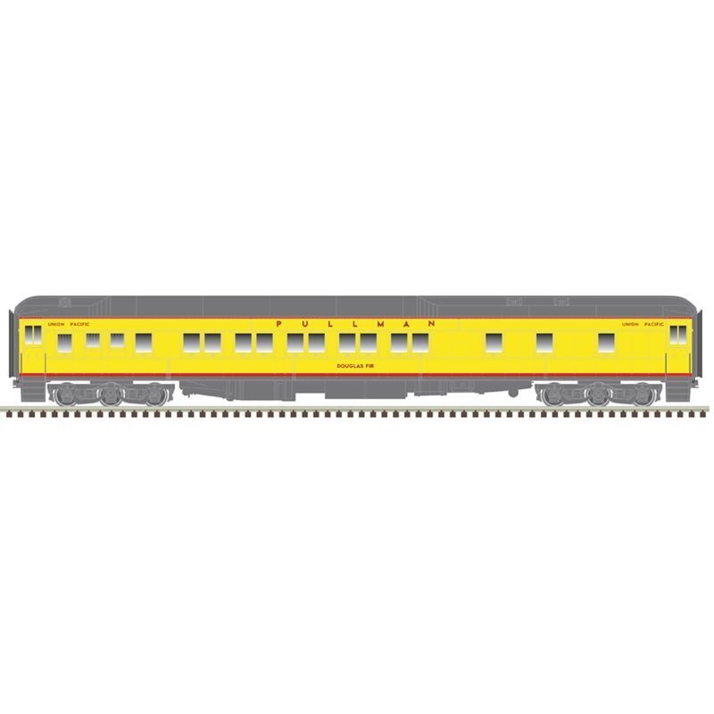 Atlas 20006615 Master HO Pullman 10-1-1 Sleeper, Pullman UP, Silver Spruce