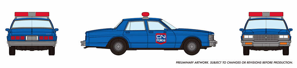 Rapido HO 800013 Chevrolet Impala Sedan, Canadian National Police
