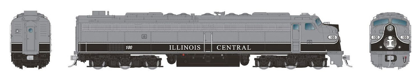 Rapido 28817-1, HO Scale EMD E9AA SINGLE LOCO, ESU DCC, IC #100