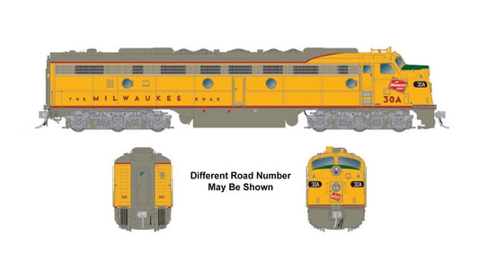Rapido 28554 HO EMD E8A, ESU LokSound DCC Sound, Milw Rd #30A