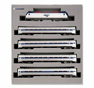 KATO #106-8001 N ACS-64 & Amfleet I Phase VI 5-Unit Bookcase Set