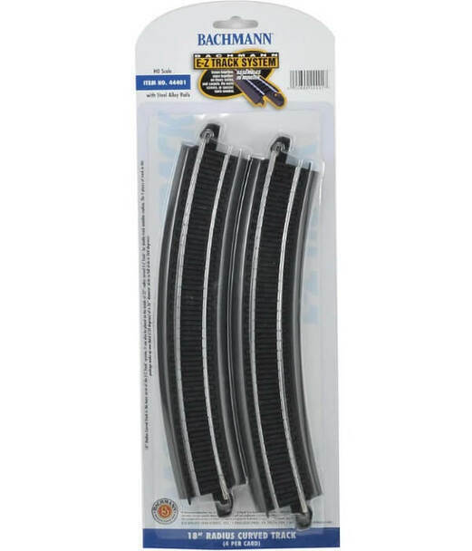 Bachmann HO 44401 Steel EZ Track 18" Radius Curve (4)