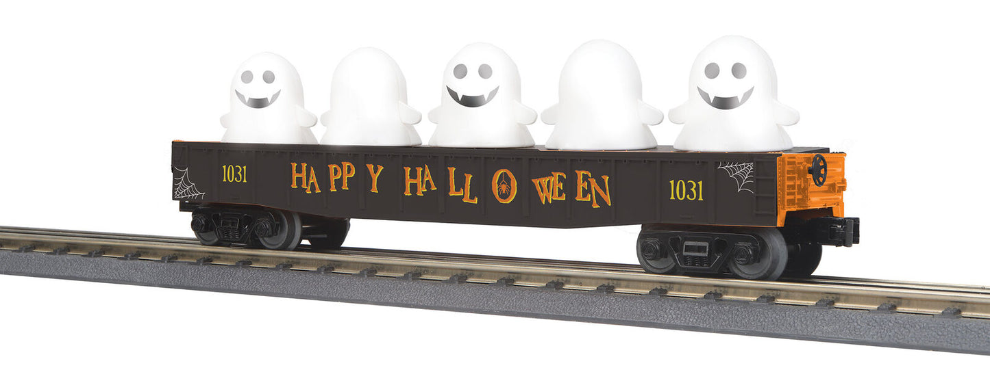 O RailKing Gondola Car w/Flickering Lighted Ghosts 30-72226