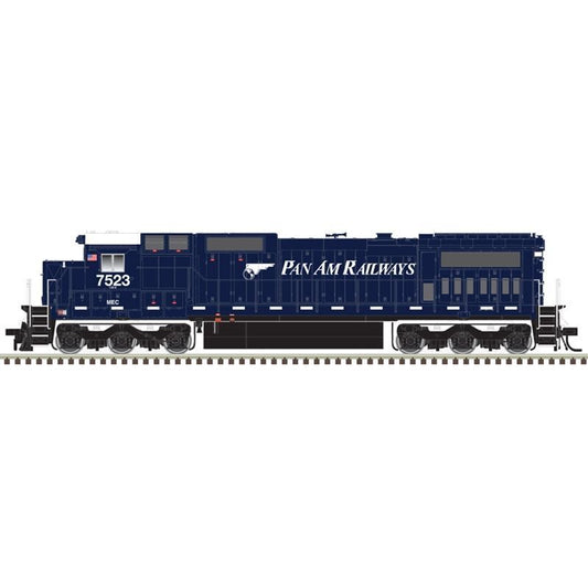Atlas 10004209 HO GE Dash 8-40C, Gold, ESU LokSnd DCC Snd, Pan Am #7523