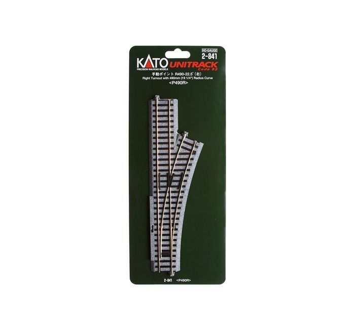 Kato HO 2-841 Unitrack Manual Turnout, Right
