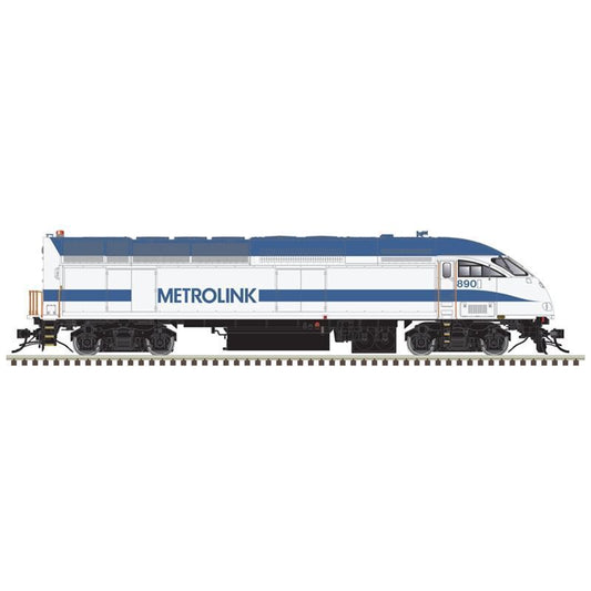 Atlas 10004155 Master HO MPI MP36PH, Silver, Standard DC, Metrolink #895