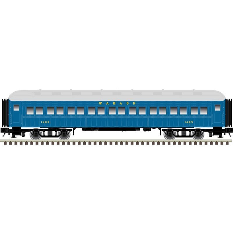 Atlas 50006248 Trainman N 60ft Passenger Coach, Wabash #1400