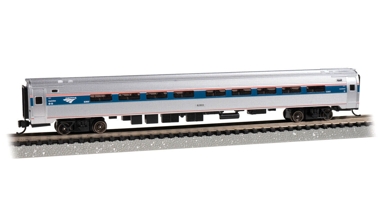 Bachmann N Scale Budd Amfleet I Phase VI #82803 Coach Class Car W/ Lights 14171