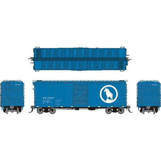Rapido 155007A HO G 12-Panel 40ft Boxcar, Sky Blue, #5111