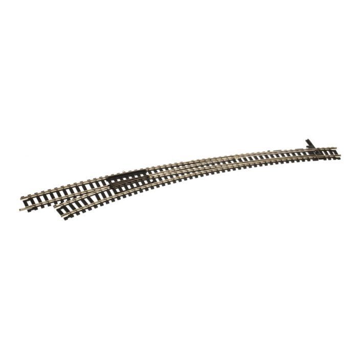 Atlas 287, HO Code 100 Curved Turnout, LH Inside Radius 22 in, Outside 30 in