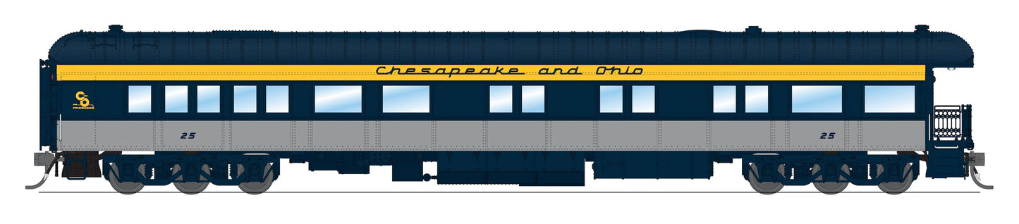 Broadway Limited Imports 8951 Chesapeake & Ohio Business Car #25, HO Scale