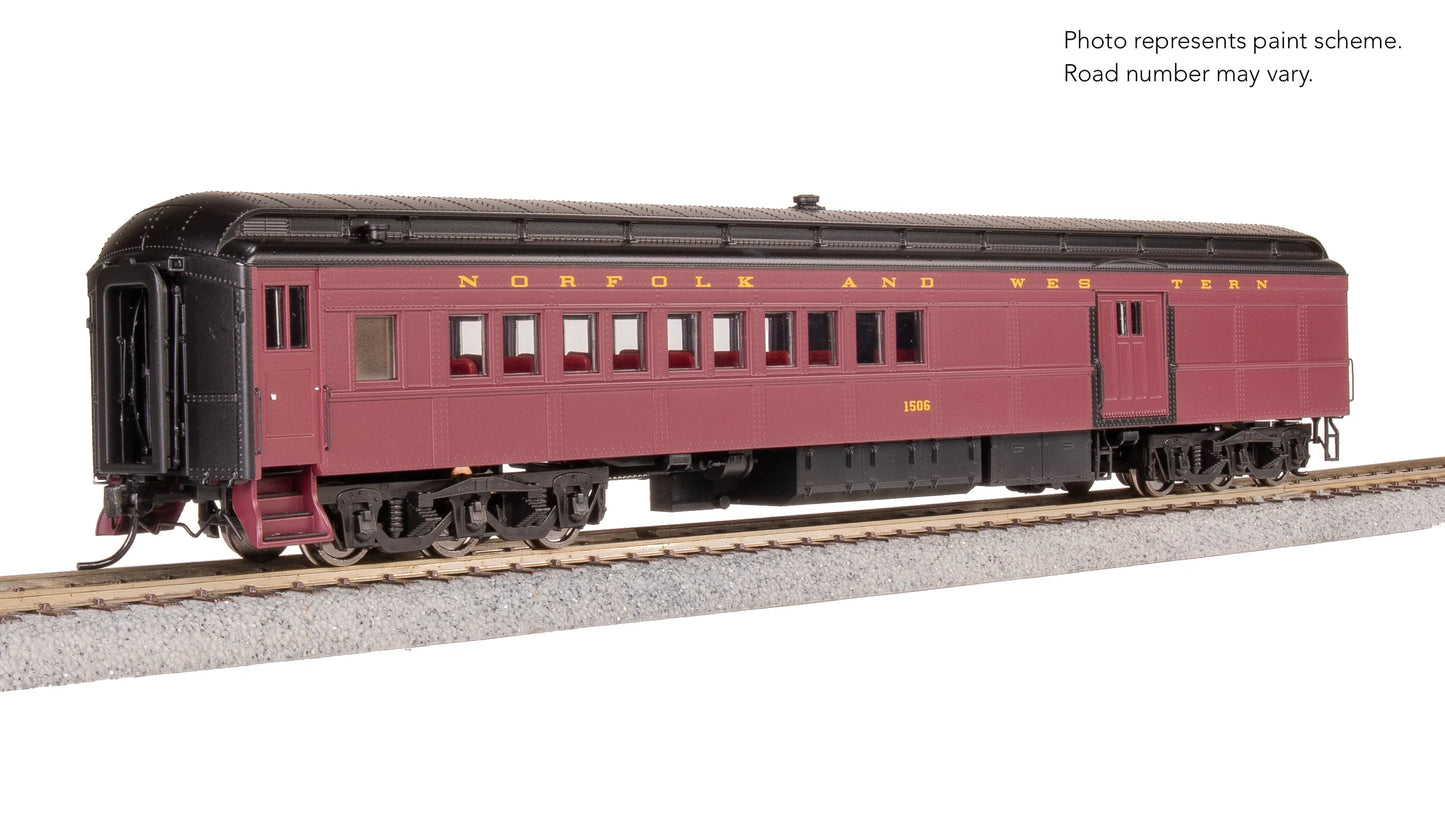 Broadway Limited Imports 9118 N&W Coach-Baggage Combine, #1506, Tuscan w/ Gold, HO Scale