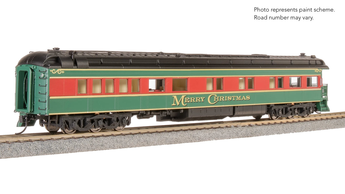Broadway Limited Imports 9103 Heavyweight 5-Car Passenger Set, Christmas Paint Scheme, HO Scale