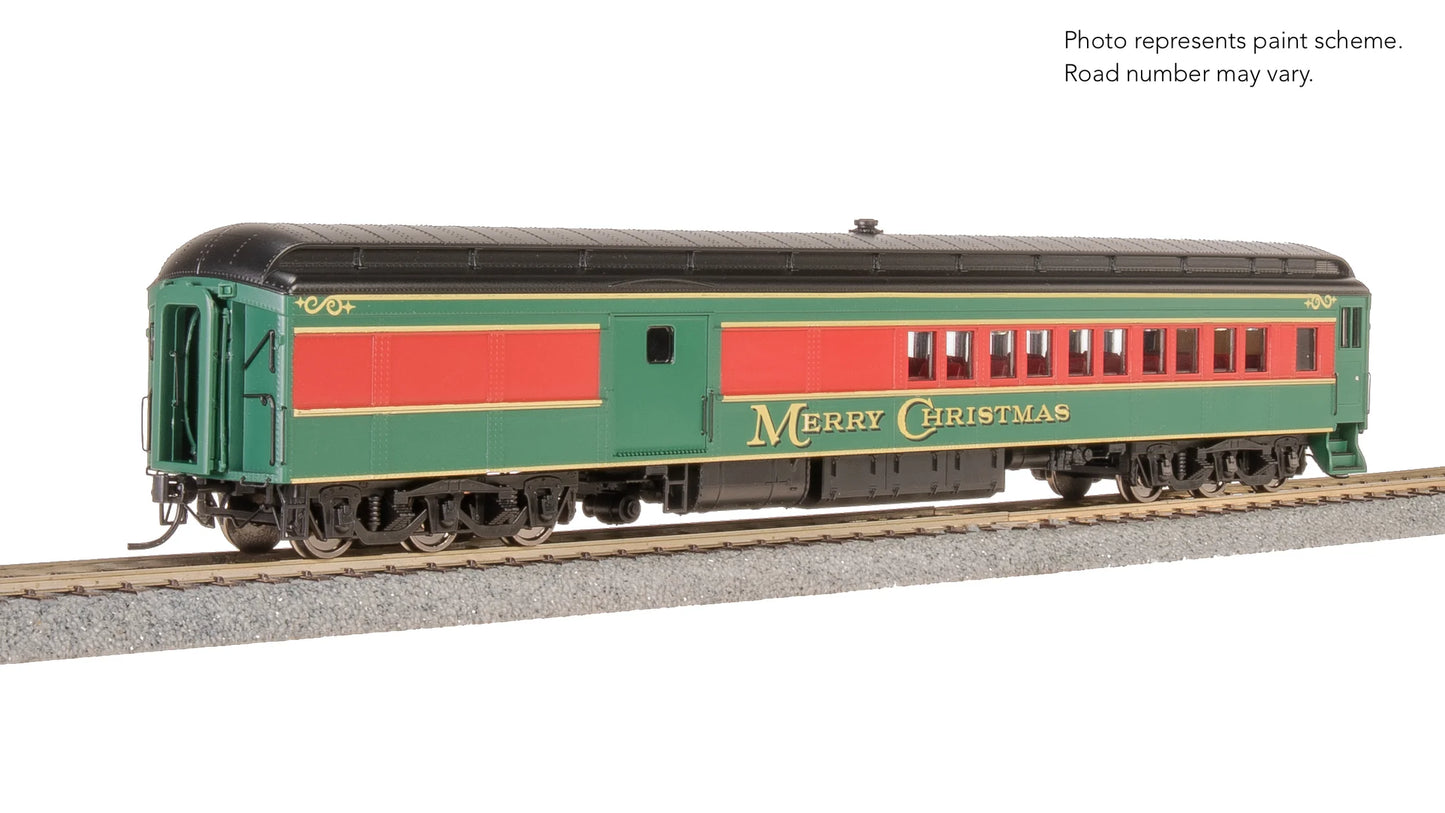 Broadway Limited Imports 9103 Heavyweight 5-Car Passenger Set, Christmas Paint Scheme, HO Scale