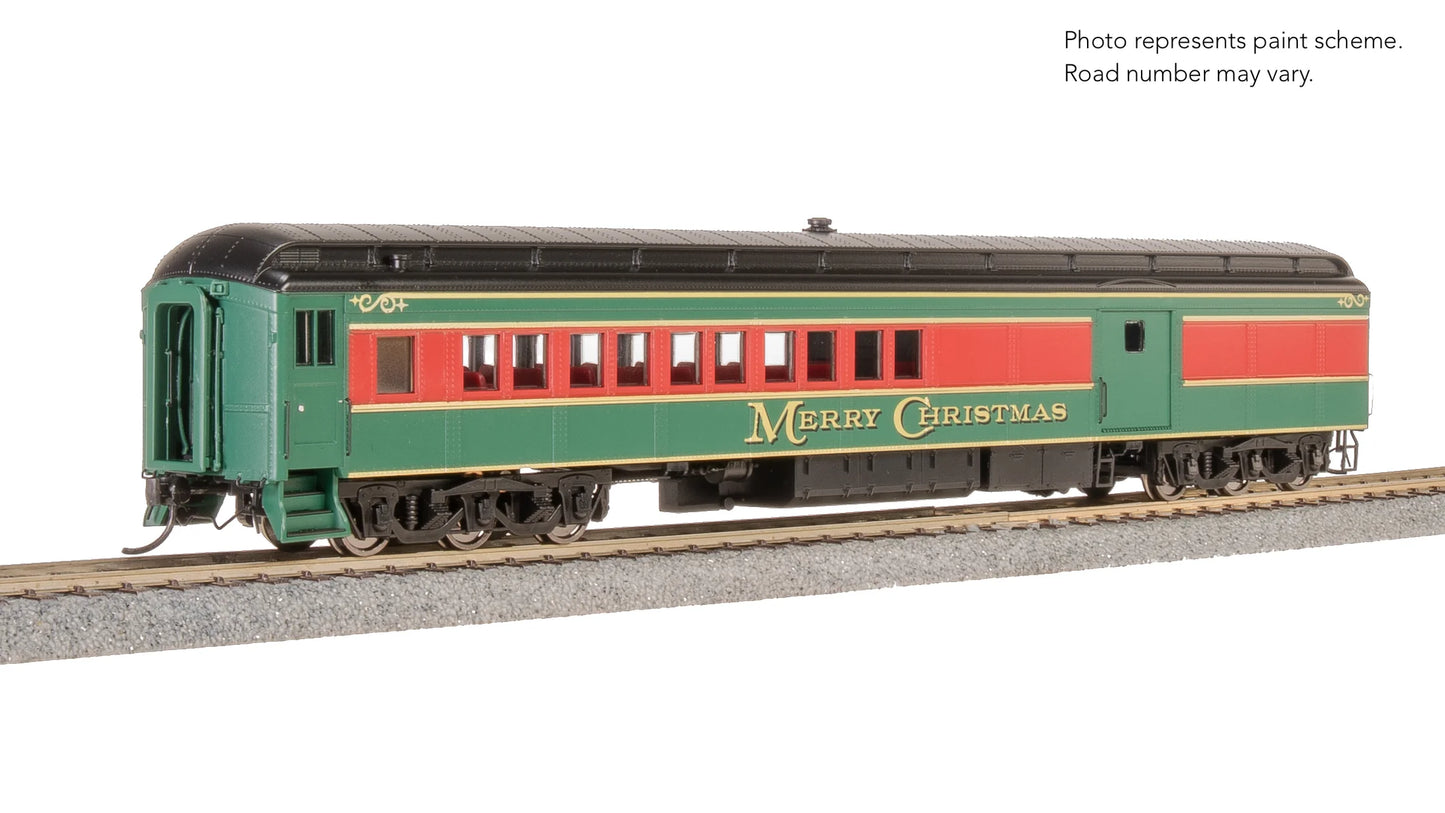 Broadway Limited Imports 9103 Heavyweight 5-Car Passenger Set, Christmas Paint Scheme, HO Scale