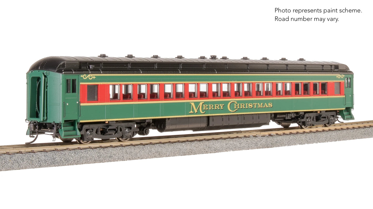 Broadway Limited Imports 9103 Heavyweight 5-Car Passenger Set, Christmas Paint Scheme, HO Scale