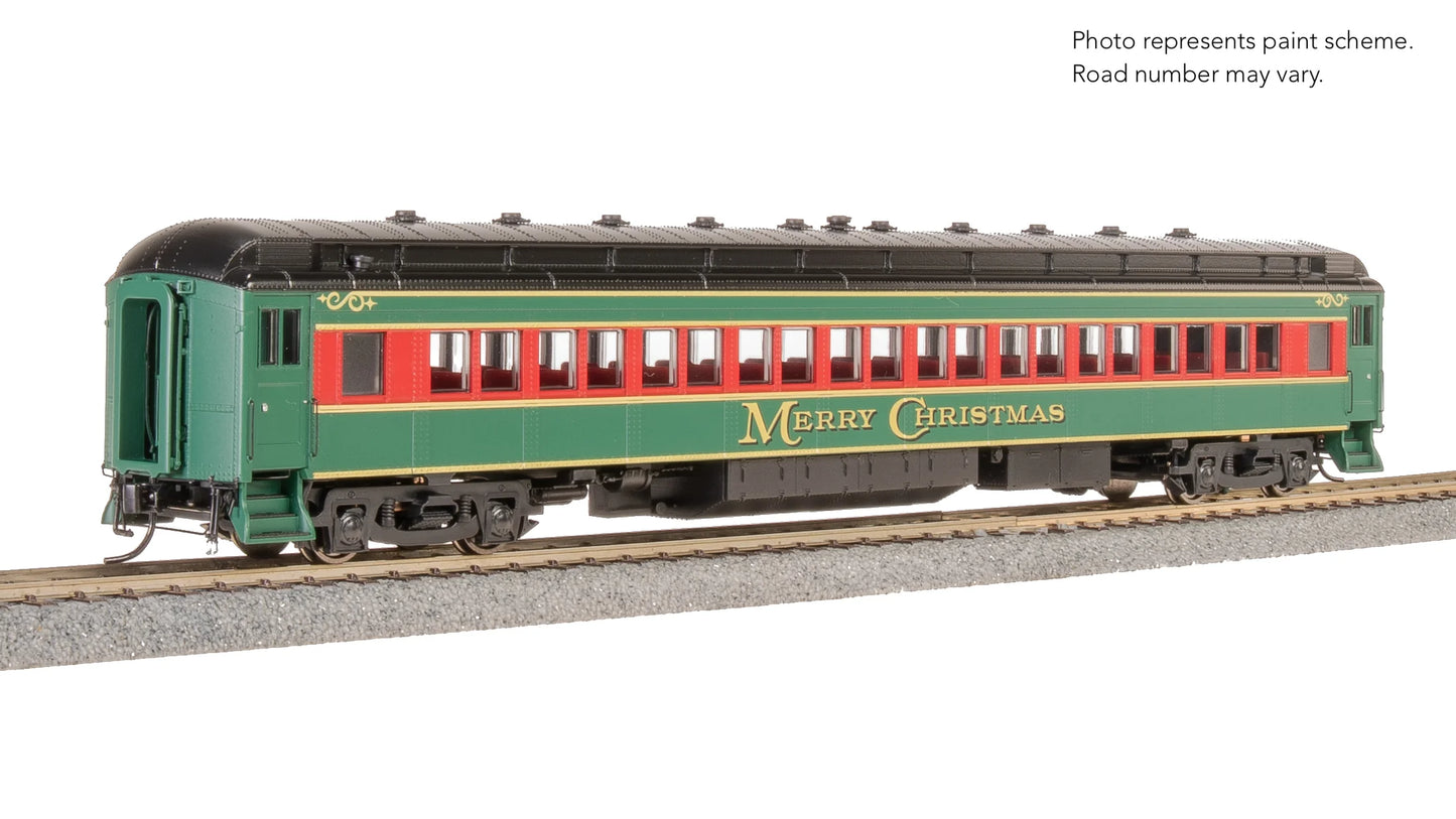 Broadway Limited Imports 9103 Heavyweight 5-Car Passenger Set, Christmas Paint Scheme, HO Scale