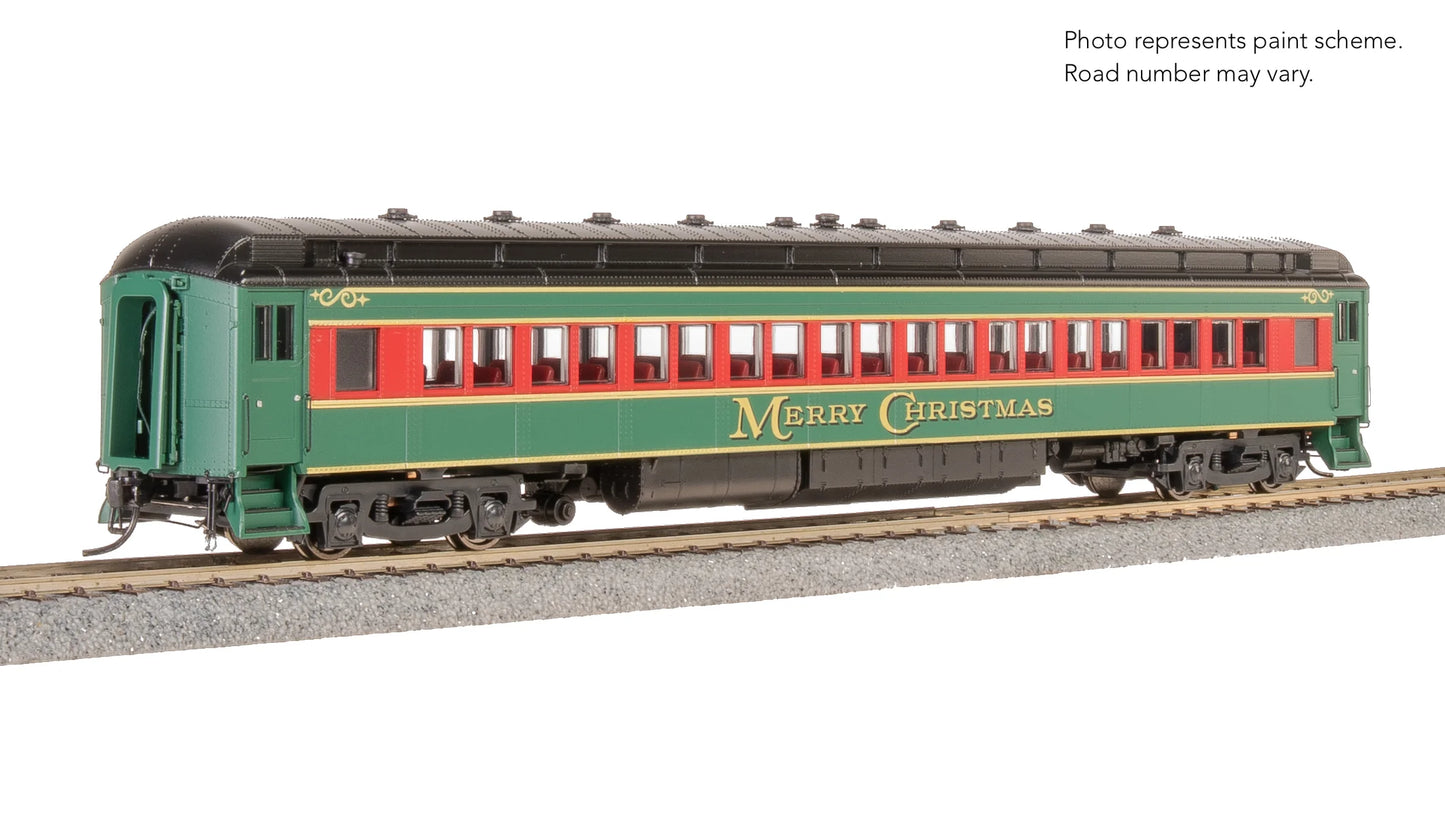 Broadway Limited Imports 9103 Heavyweight 5-Car Passenger Set, Christmas Paint Scheme, HO Scale
