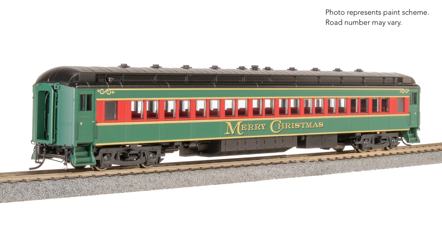 Broadway Limited Imports 9103 Heavyweight 5-Car Passenger Set, Christmas Paint Scheme, HO Scale