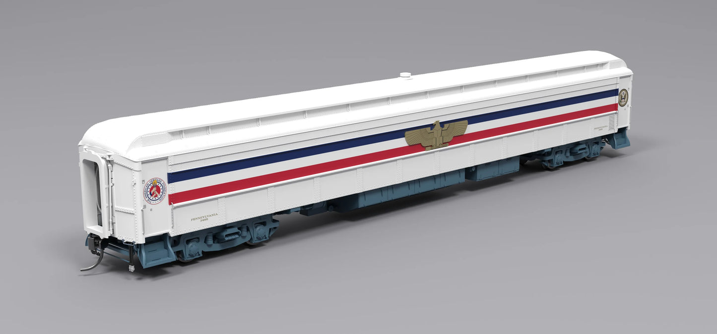 Broadway Limited Imports 9733 1947 Freedom Train 80' Passenger Coach, 1947-1949, w/ Eagle, HO Scale
