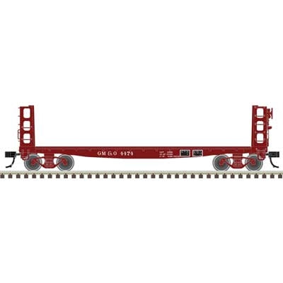 Atlas 20007580 HO 42' Pulpwood Flatcar with Load Gulf Mobile & Ohio #3966