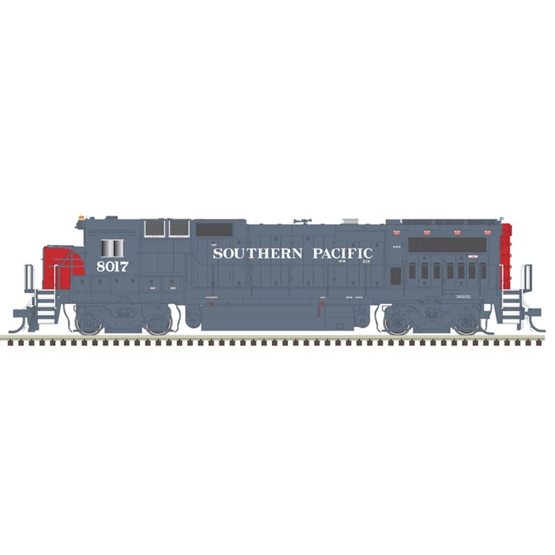 Atlas 10004295 Master HO GE Dash 8-39B, Silver, Standard DC, Southern Pacific #8009