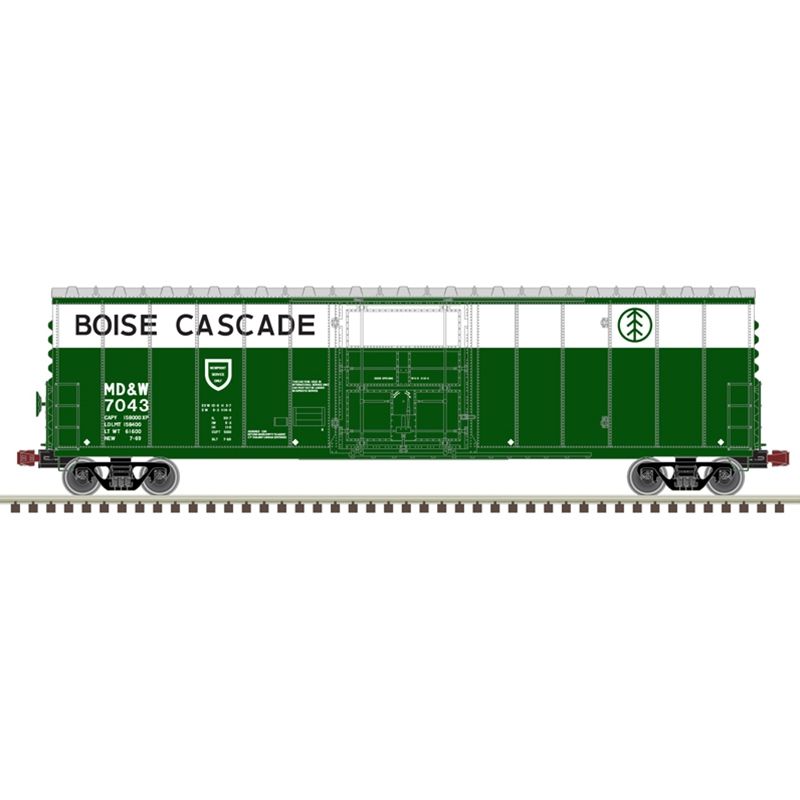 Atlas 20006533 HO NSC Newsprint Boxcar, Boise Cascade #7092