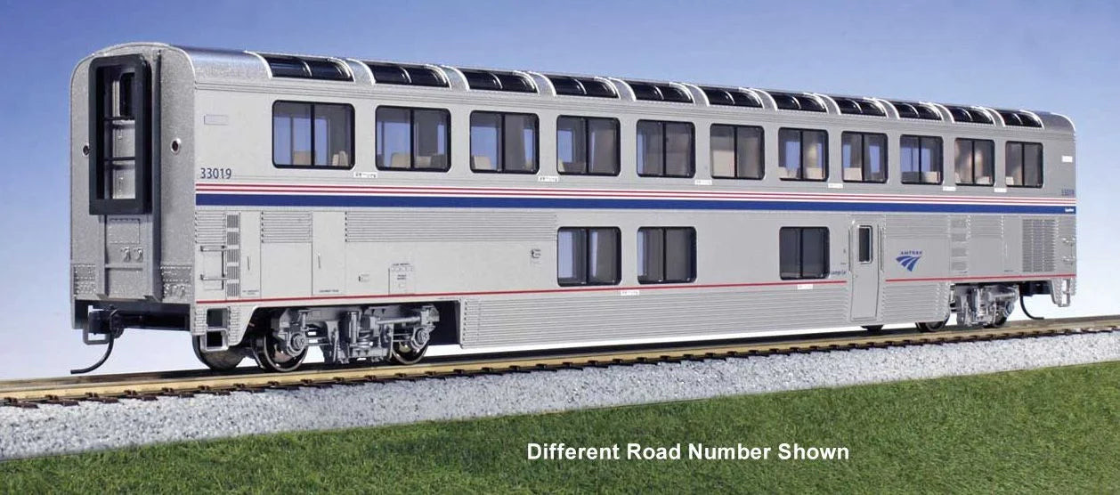 Kato 35-6065-1 HO Scale Amtrak Superliner I Lounge, Phase VI, #33014 With Lighted Interior