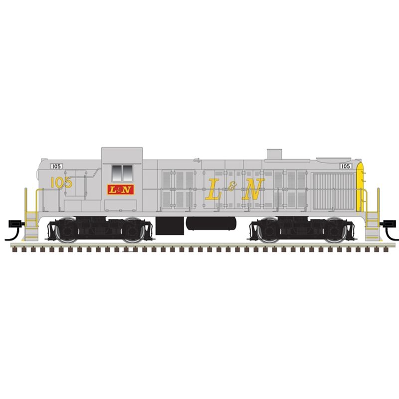 Atlas 40005510 N Master ALCo RS-3, Gold, ESU LokSound DCC Sound, Louisville & Nashville #110