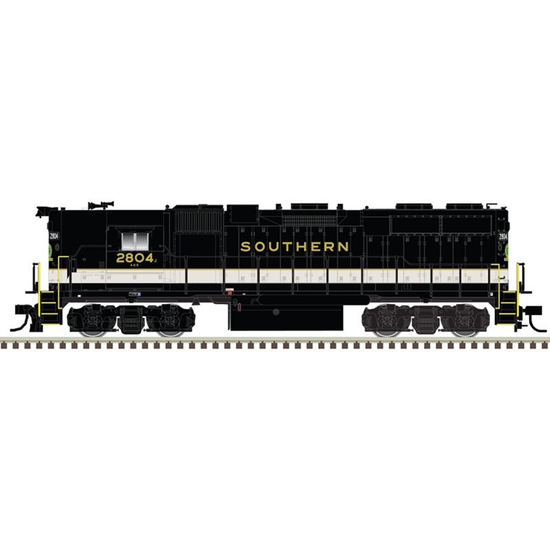 Atlas 40005619 Master N EMD GP38, Silver, Standard DC, Southern Railway #2820