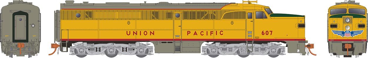 Rapido HO 23065 Alco PA1, Union Pacific #604 (Standard DC)