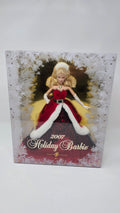 2007 Holiday Barbie red gown box front