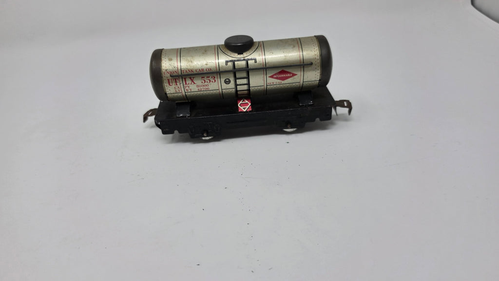 Vintage Tinplate UTLX 553 Union Tank Car Co. Tank Car — Used (O Gauge)