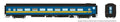 Rapido 100368 HO CC&F Lightweight Coach, Super Continental Line, VIA Rail Canada #5642
