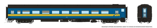 Rapido 100368 HO CC&F Lightweight Coach, Super Continental Line, VIA Rail Canada #5642