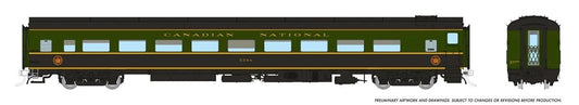 Rapido 100371 HO CC&F Lightweight Coach, Super Continental Line, Canadian National #5617