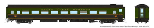 Rapido 100396 HO CC&F Lightweight Coach, Super Continental Line, Grand Trunk Western #4884
