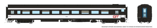 Rapido 100400 HO CC&F Lightweight Coach, Super Continental Line, Grand Trunk Western #4886